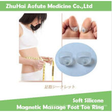 Weiche Silikon Magnetische Massage Fuß Zehen Ring halten Slimmming Ring